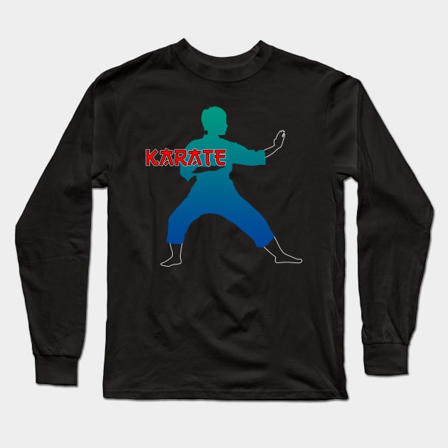 09 - Karate Long Sleeve T-Shirt by SanTees